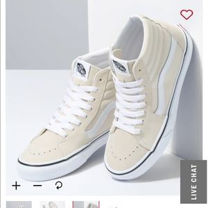 Vans SK8-HI Turtledove/True white